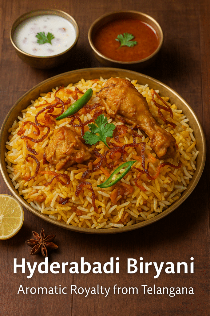 Hyderabadi biryani rice dish